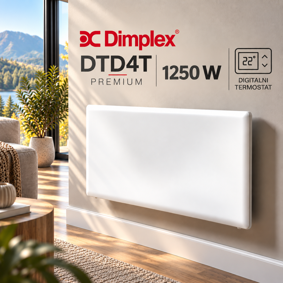 Dimplex DTD4T Premium 1250 W norveški električni radijator